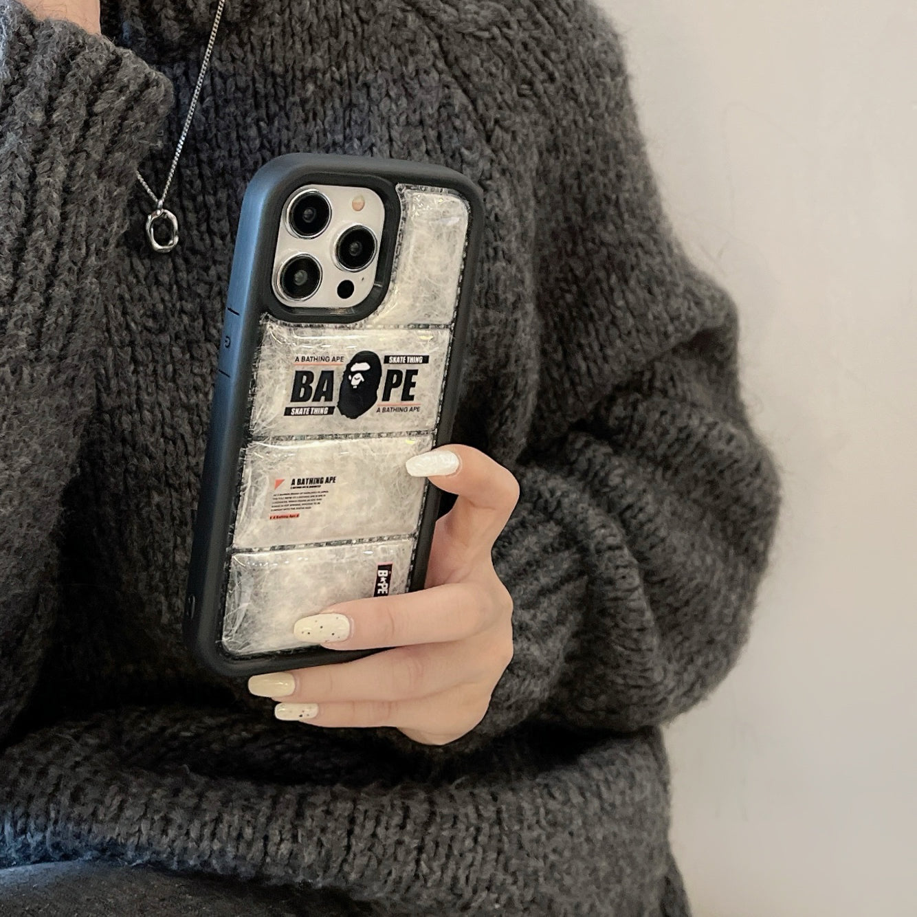 Bape puffer case - כיסוי יוקרתי נפוח וסופר אופנתי לאייפון iphone case FantasyCaseIL
