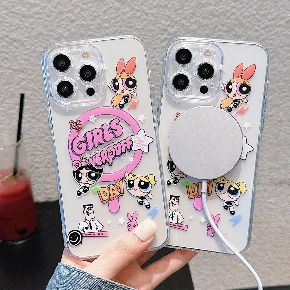 The powerpuff girls MagSafe - כיסוי אופנתי חמוד ואיכותי במיוחד לאייפון