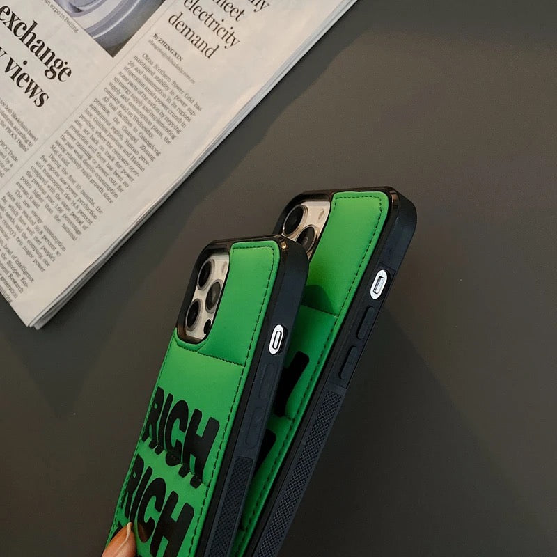 Rich puffer case - כיסוי פאפ איכותי מעוצב ואופנתי במיוחד לאייפון