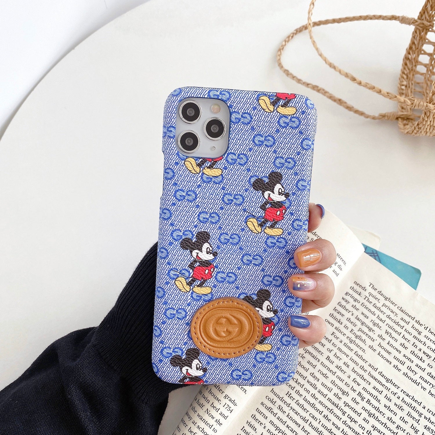 Mickey mouse & gucci - כיסוי אופנתי יוקרתי ומעוצב במיוחד לאייפון