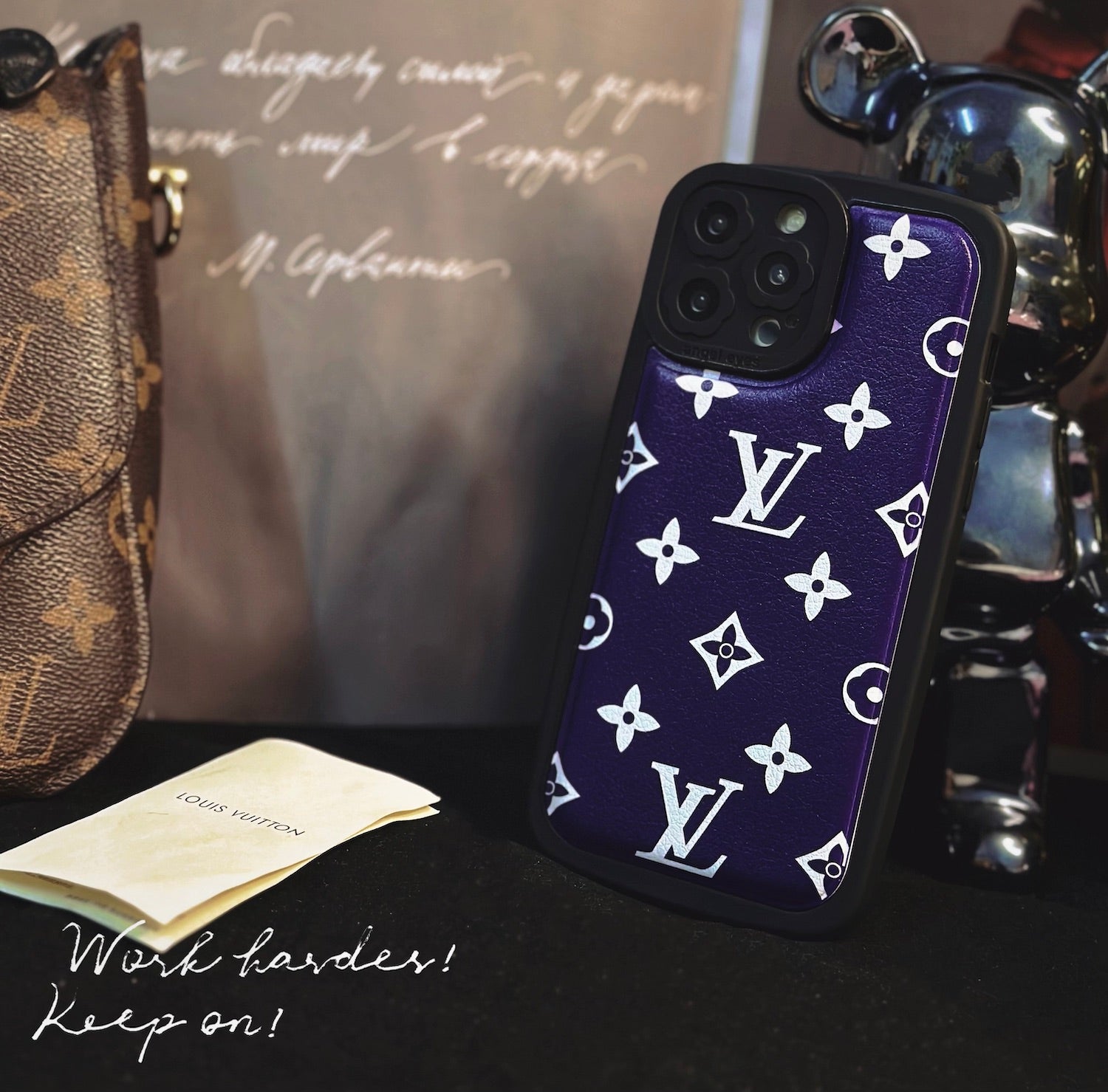 Louis vuitton - כיסוי סופר אופנתי ומעוצב במיוחד לאייפון