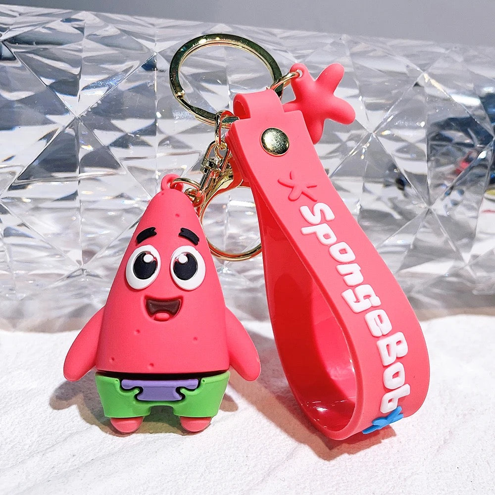 SpongeBob key chain - מחזיק מפתחות בובספוג איכותי ואופנתי במיוחד iphone case FantasyCaseIL