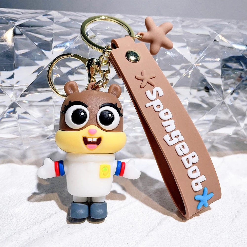 SpongeBob key chain - מחזיק מפתחות בובספוג איכותי ואופנתי במיוחד iphone case FantasyCaseIL