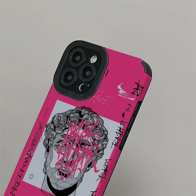 Pink cool case - כיסוי אופנתי בעיצוב מגניב במיוחד לאייפון