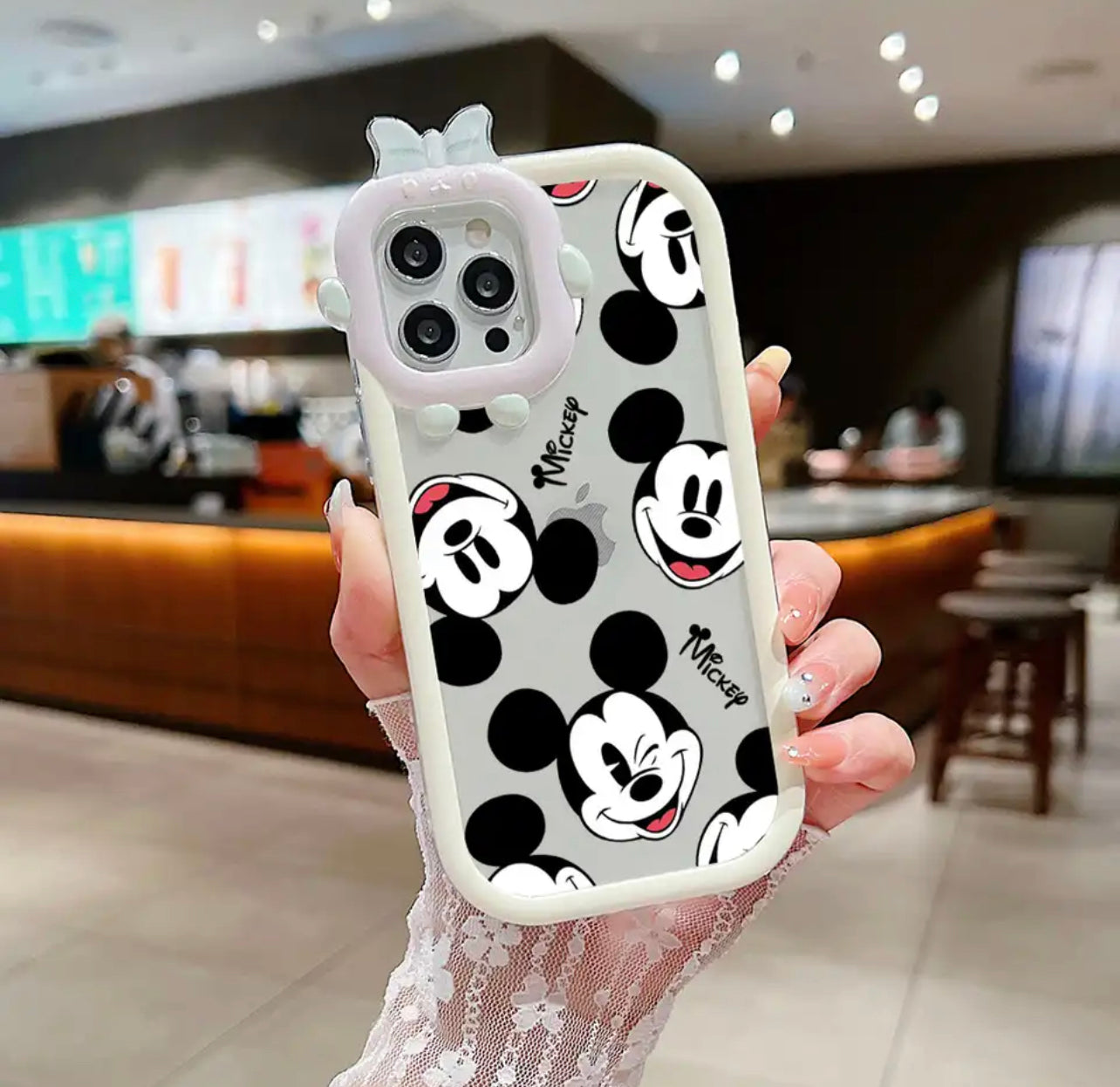 Mickey mouse - כיסוי אופנתי איכותי וסופר מעוצב לאייפון