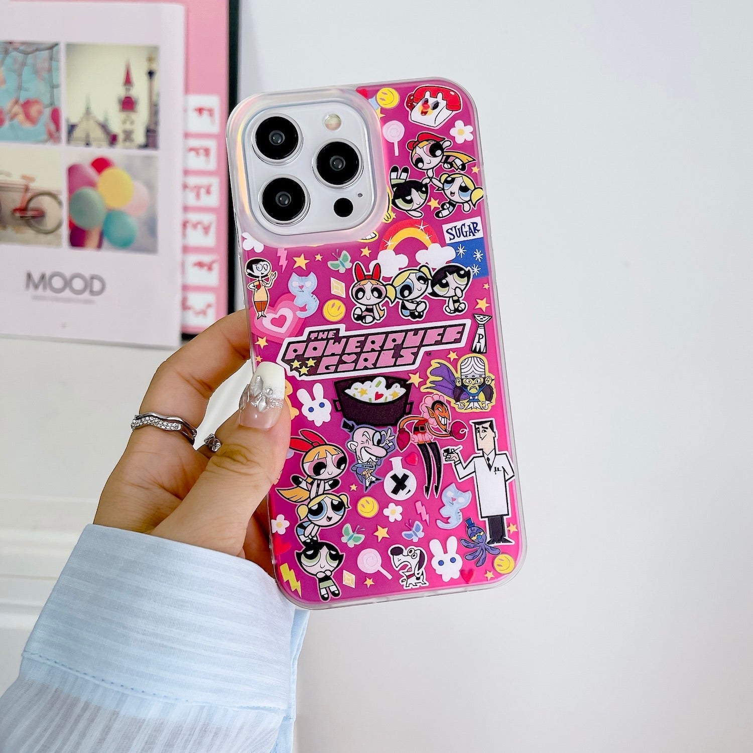 The Powerpuff girls - כיסוי יוקרתי אופנתי וחמוד במיוחד לאייפון