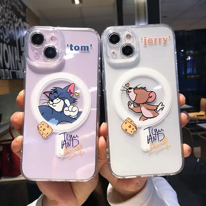Tom & Jerry MagSafe - כיסוי מגנטי איכותי מעוצב ואופנתי במיוחד לאייפון