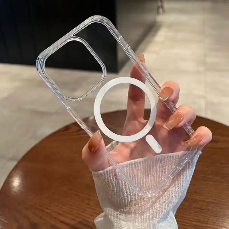 MagSafe case - כיסוי מגה סייף מגנטי קשיח אופנתי אסתטי וחלק לאייפון