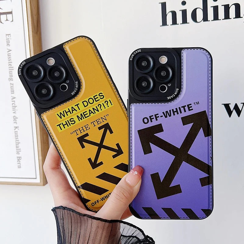 Off white - כיסוי יוקרתי איכותי ומעוצב במיוחד לאייפון iphone case FantasyCaseIL