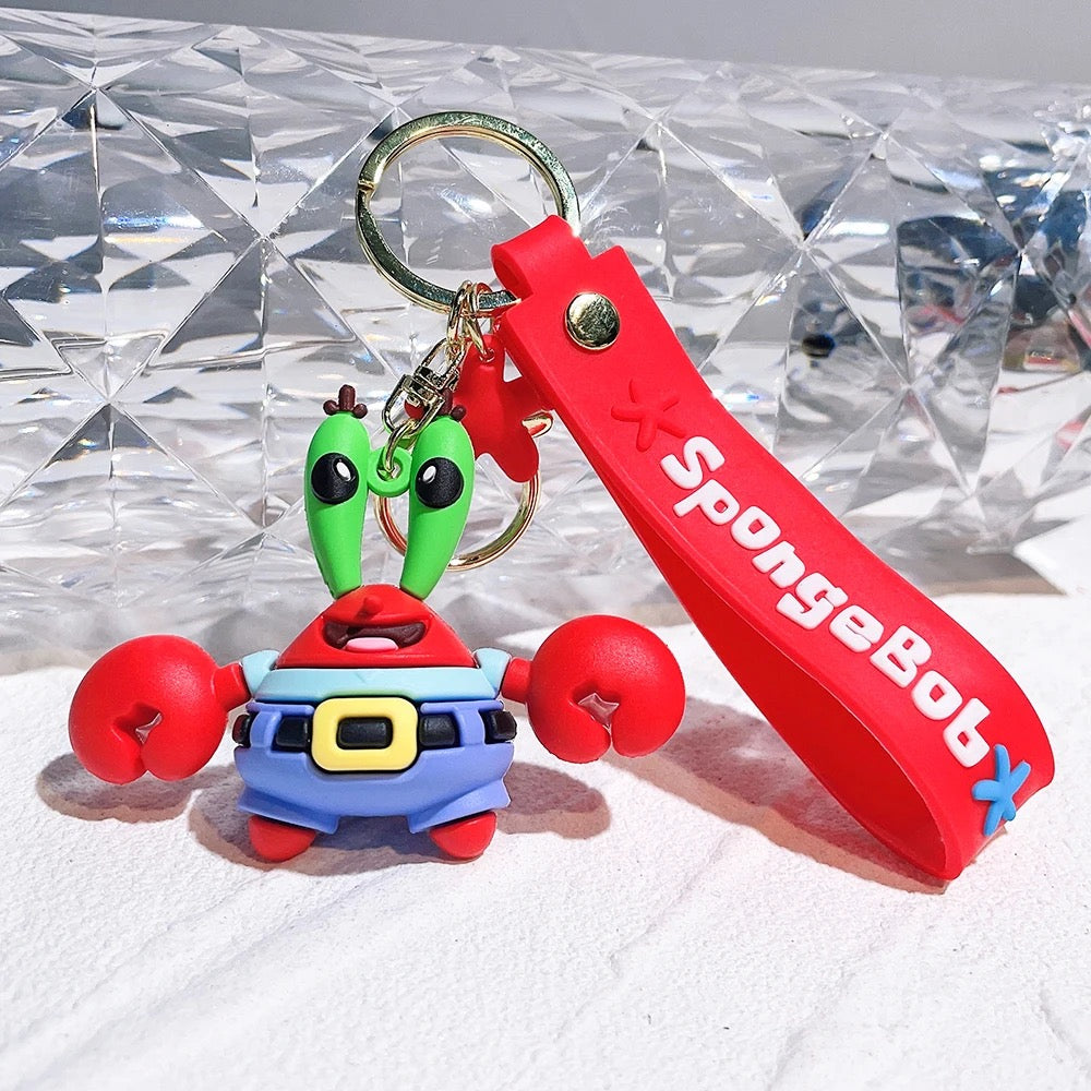 SpongeBob key chain - מחזיק מפתחות בובספוג איכותי ואופנתי במיוחד iphone case FantasyCaseIL