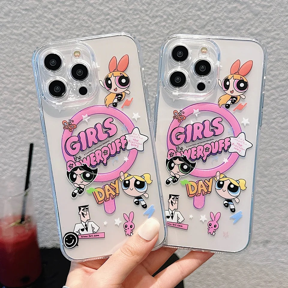 The powerpuff girls MagSafe - כיסוי אופנתי חמוד ואיכותי במיוחד לאייפון