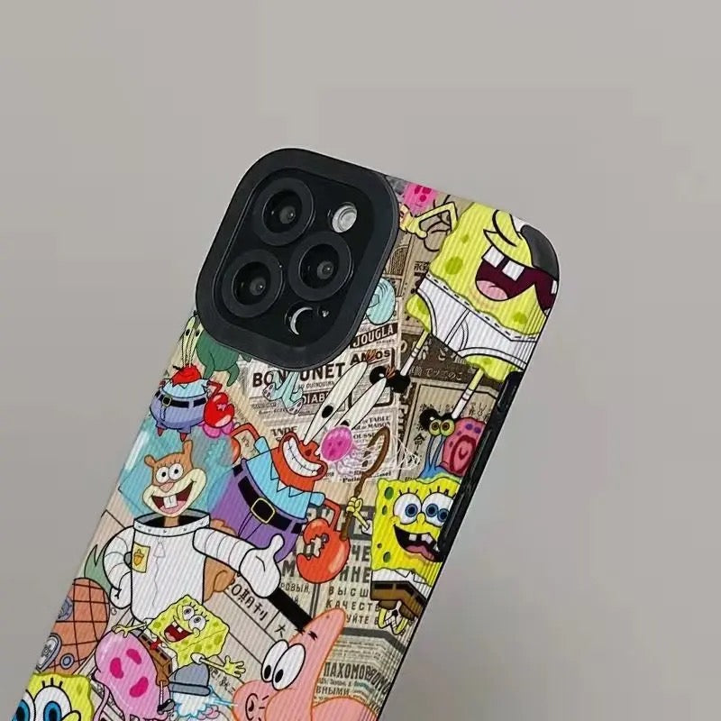 SpongeBob- כיסוי אופנתי איכותי ומעוצב במיוחד לאייפון iphone case FantasyCaseIL