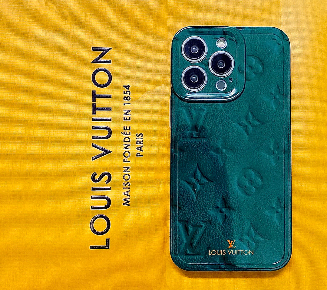 Louis Vuitton - כיסוי יוקרתי מבריק ואופנתי בעיצוב מושלם לאייפון