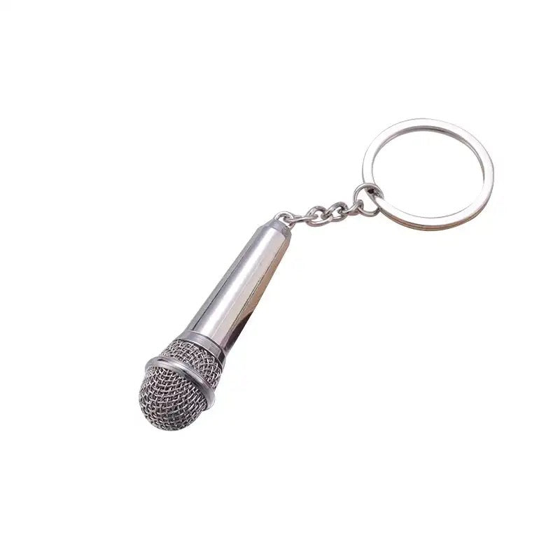 Microphone key chain - מחזיק מפתחות מיקרופון מעוצב ומגניב במיוחד