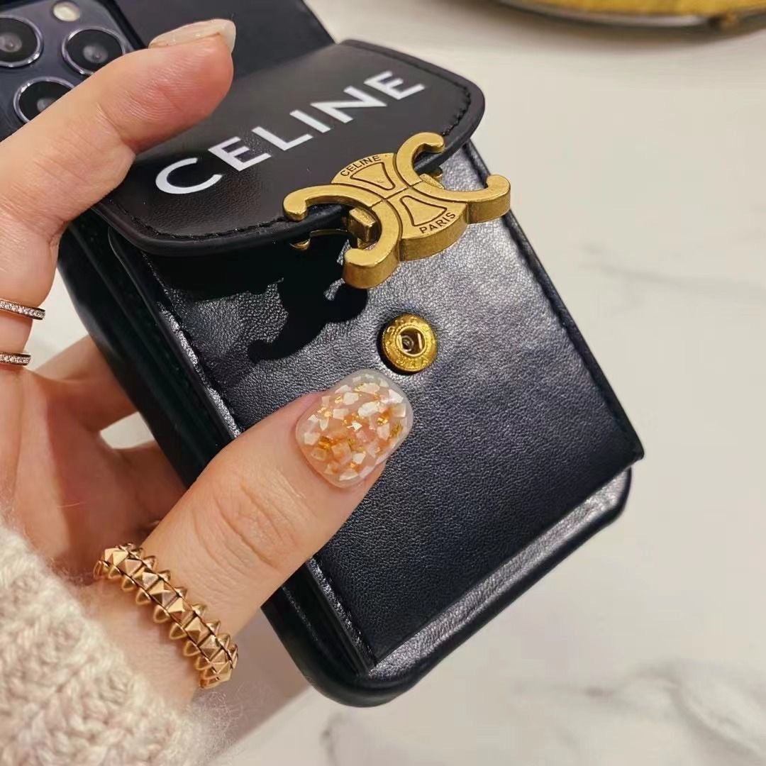 Celine - כיסוי ארנק מראה יוקרתי איכותי וסופר מעוצב ומיוחד לאייפון iphone case FantasyCaseIL