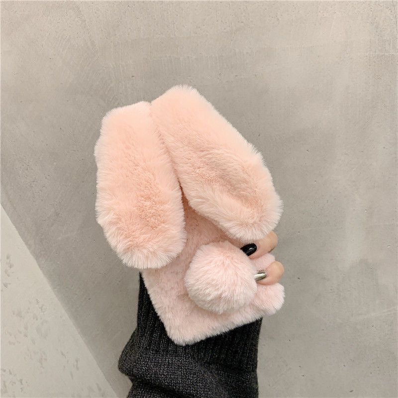 Fur bunny case - כיסוי פרוותי וסופר איכותי לאייפון