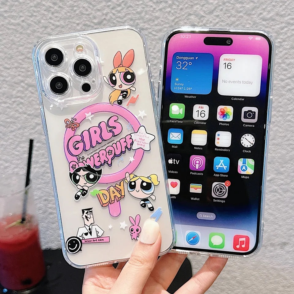 The powerpuff girls MagSafe - כיסוי אופנתי חמוד ואיכותי במיוחד לאייפון