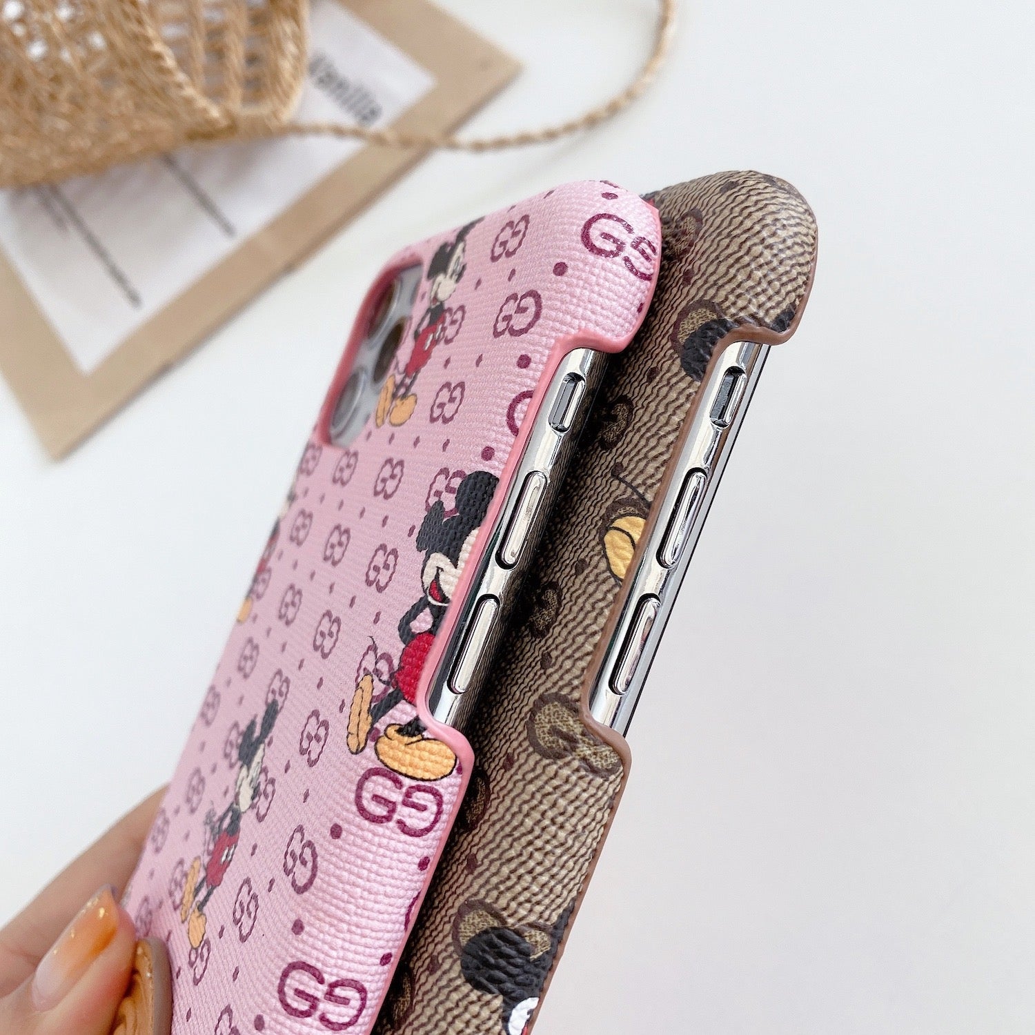 Mickey mouse & gucci - כיסוי אופנתי יוקרתי ומעוצב במיוחד לאייפון