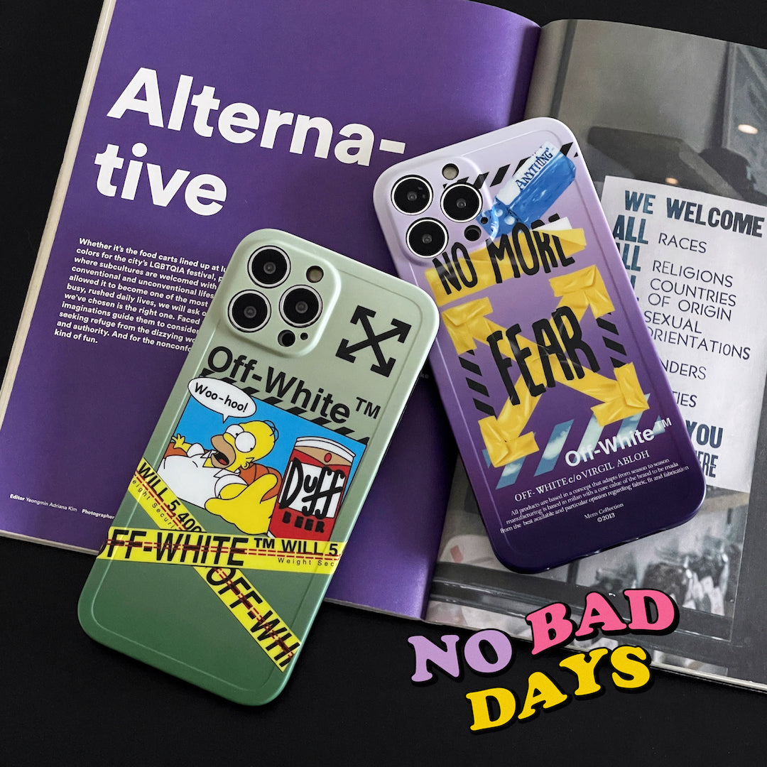 Off white - כיסוי אופנתי איכותי בעיצוב מיוחד לאייפון