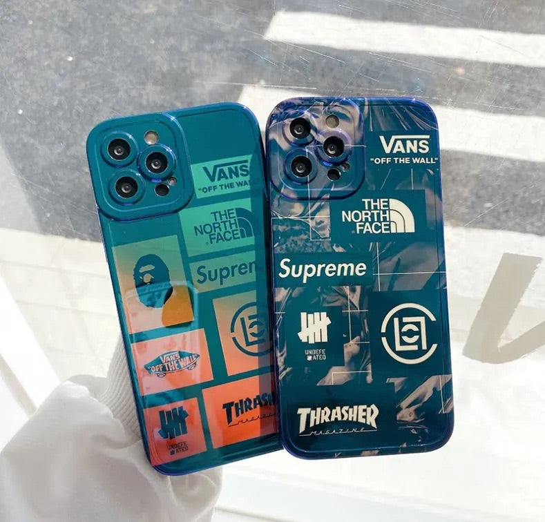 The north face & vans - כיסוי אופנתי יוקרתי ומעוצב במיוחד לאייפון