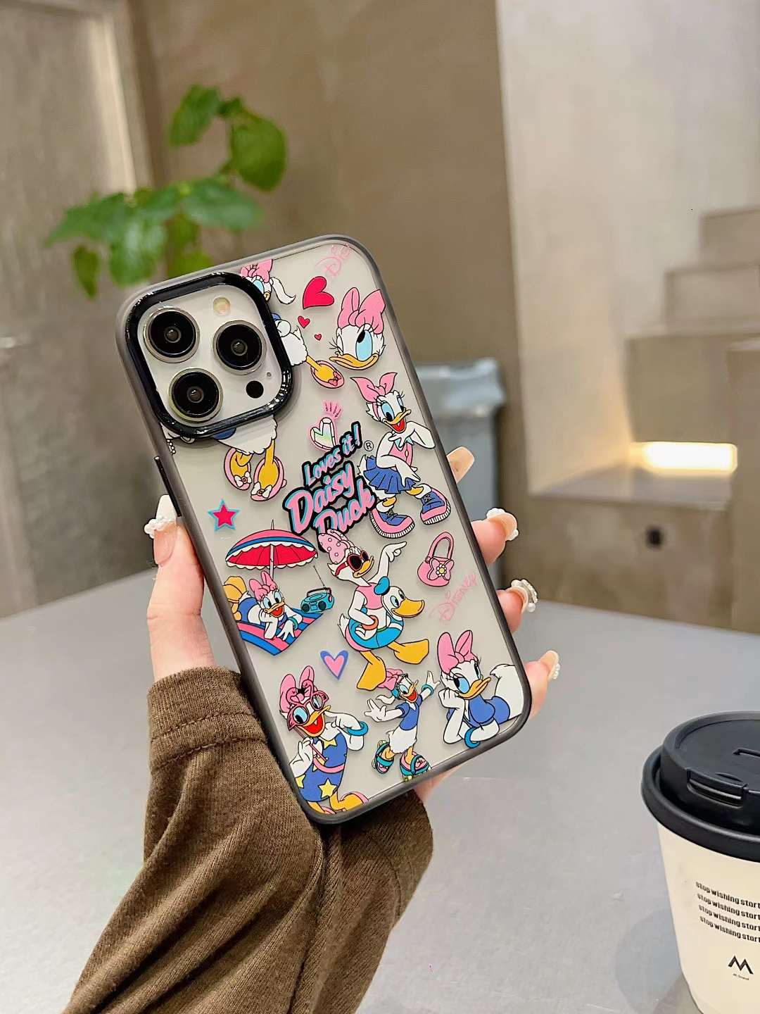 Mickey mouse & donald duck - כיסוי אופנתי איכותי וחמוד במיוחד לאייפון