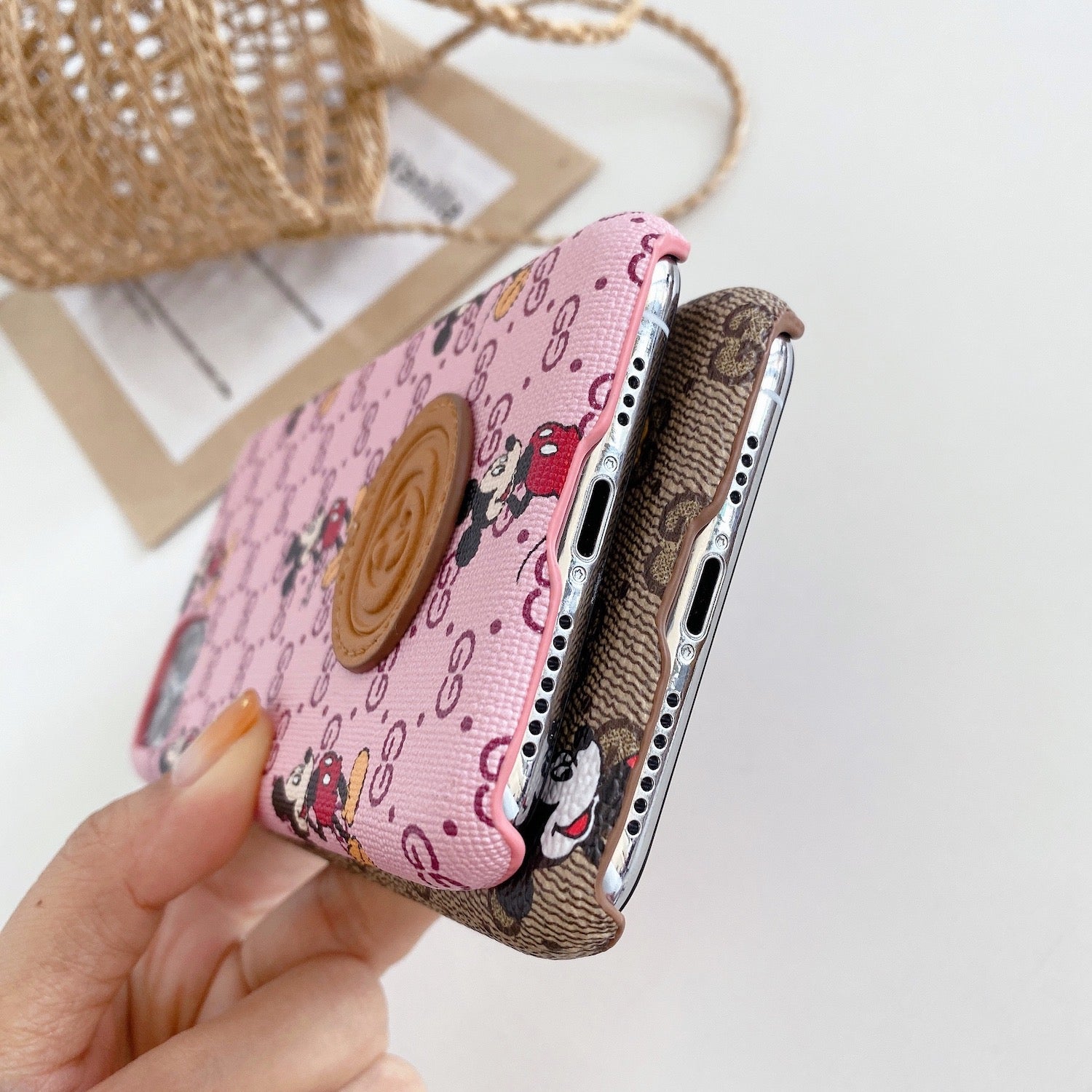 Mickey mouse & gucci - כיסוי אופנתי יוקרתי ומעוצב במיוחד לאייפון