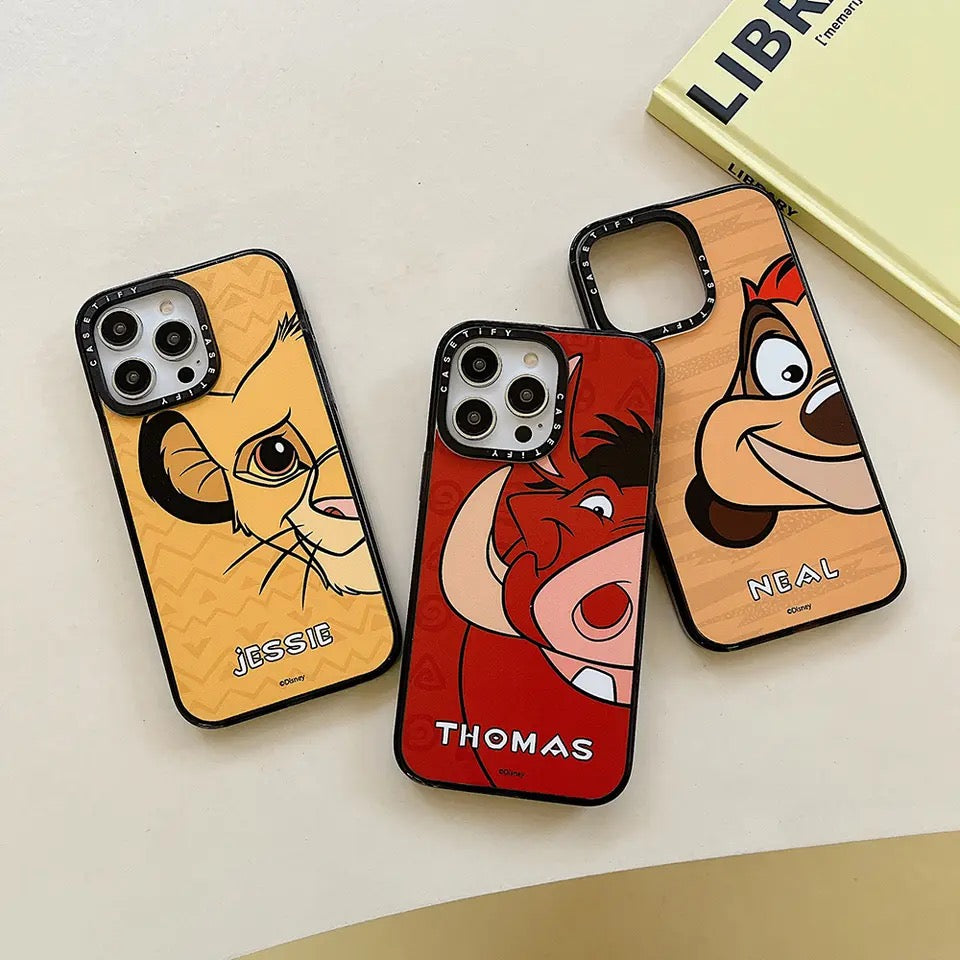 The lion king - כיסוי מלך האריות איכותי וסופר מעוצב לאייפון iphone case FantasyCaseIL