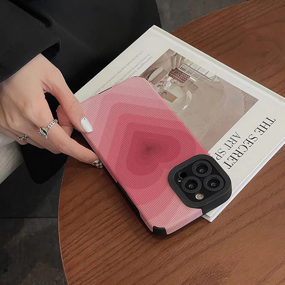 Pink heart case - כיסוי לב ורוד אופנתי איכותי ומעוצב במיוחד לאייפון