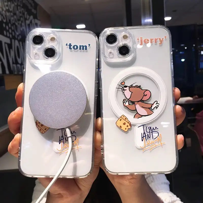 Tom & Jerry MagSafe - כיסוי מגנטי איכותי מעוצב ואופנתי במיוחד לאייפון