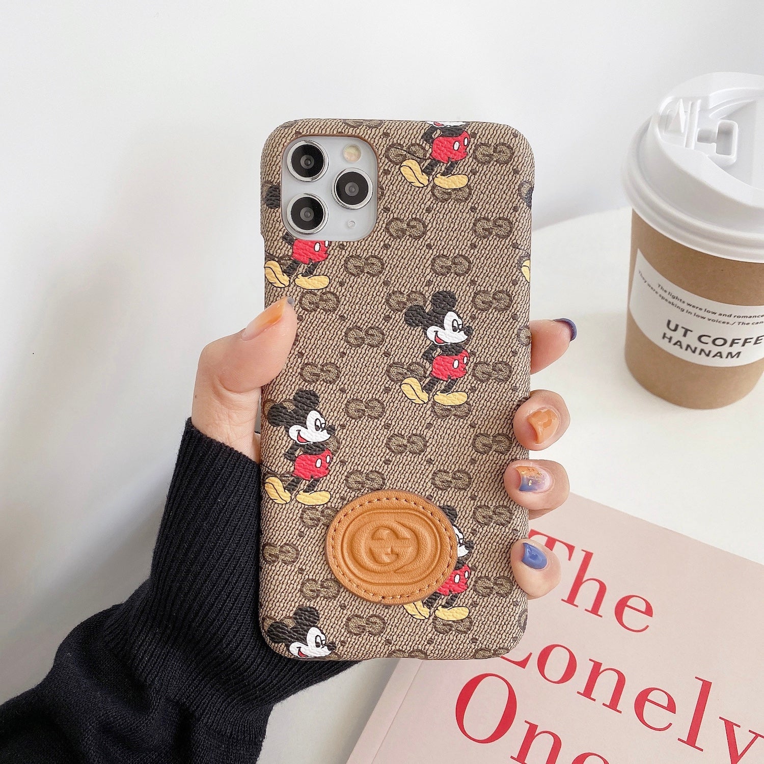 Mickey mouse & gucci - כיסוי אופנתי יוקרתי ומעוצב במיוחד לאייפון