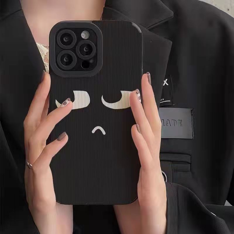 Not smile case - כיסוי פרצוף עצוב חמוד מגניב ואיכותי לאייפון