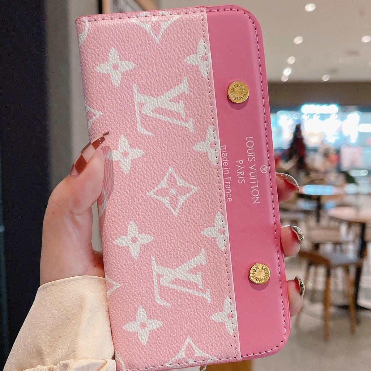 Louis vuitton - כיסוי נרתיק יוקרתי איכותי מעוצב וסופר אופנתי לאייפון