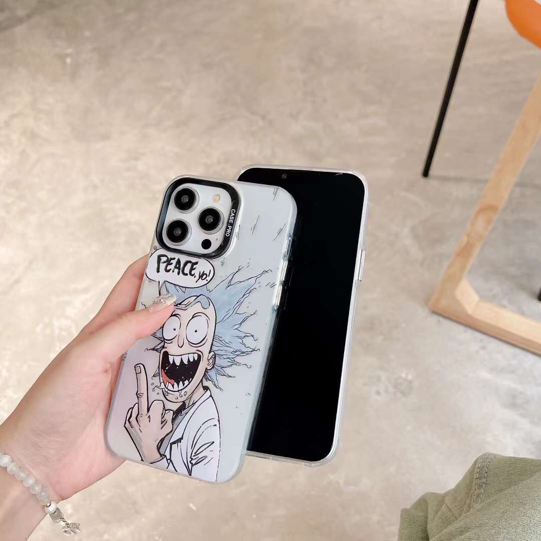 Rick & morty - כיסוי אופנתי איכותי ומגניב במיוחד לאייפון