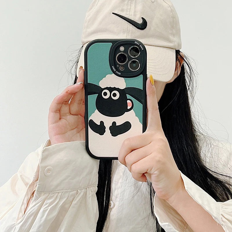 shaun the sheep - כיסוי איכותי מעוצב וחמוד במיוחד לאייפון