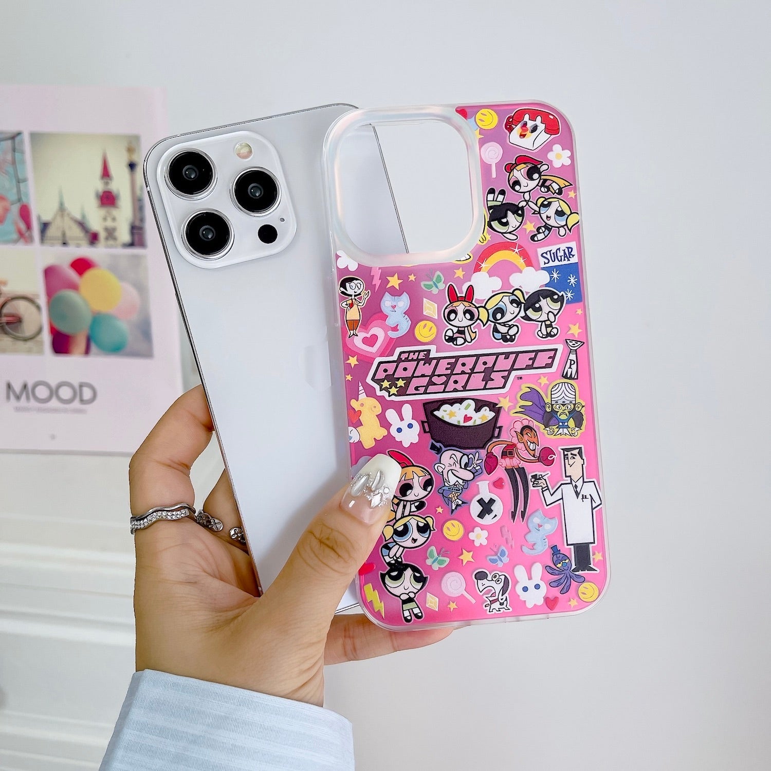 The Powerpuff girls - כיסוי יוקרתי אופנתי וחמוד במיוחד לאייפון