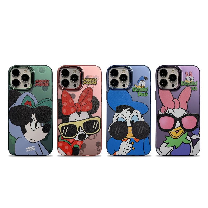 Mickey mouse & donald duck - כיסוי אופנתי איכותי וחמוד במיוחד לאייפון
