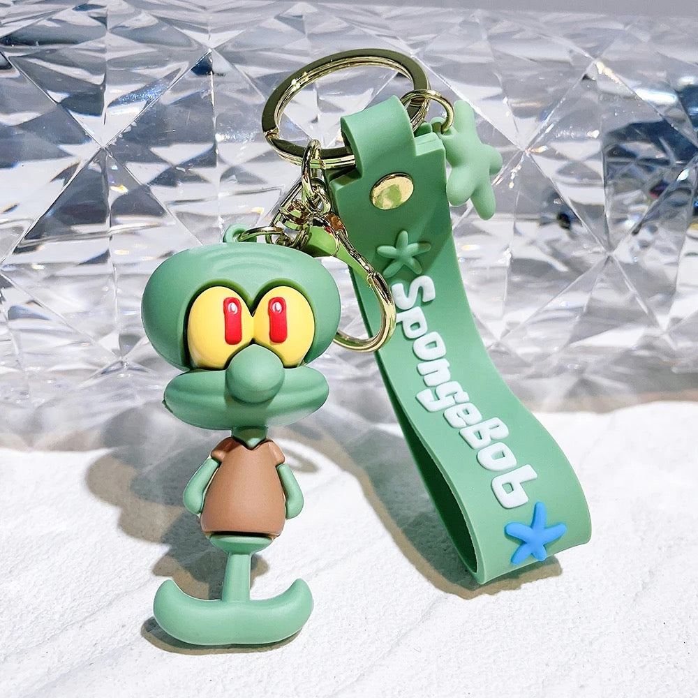 SpongeBob key chain - מחזיק מפתחות בובספוג איכותי ואופנתי במיוחד iphone case FantasyCaseIL