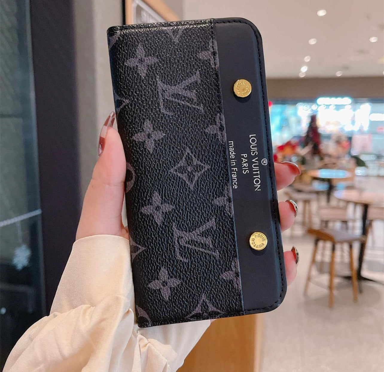 Louis vuitton - כיסוי ספר אופנתי איכותי ומעוצב במיוחד לאייפון
