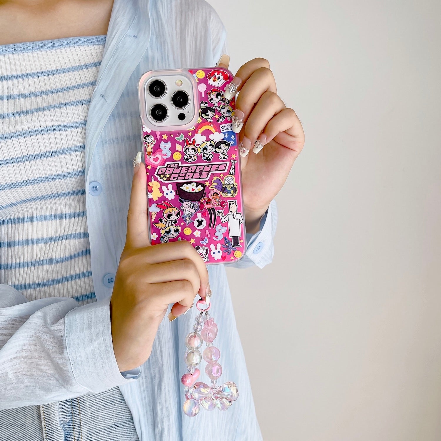 The Powerpuff girls - כיסוי יוקרתי אופנתי וחמוד במיוחד לאייפון