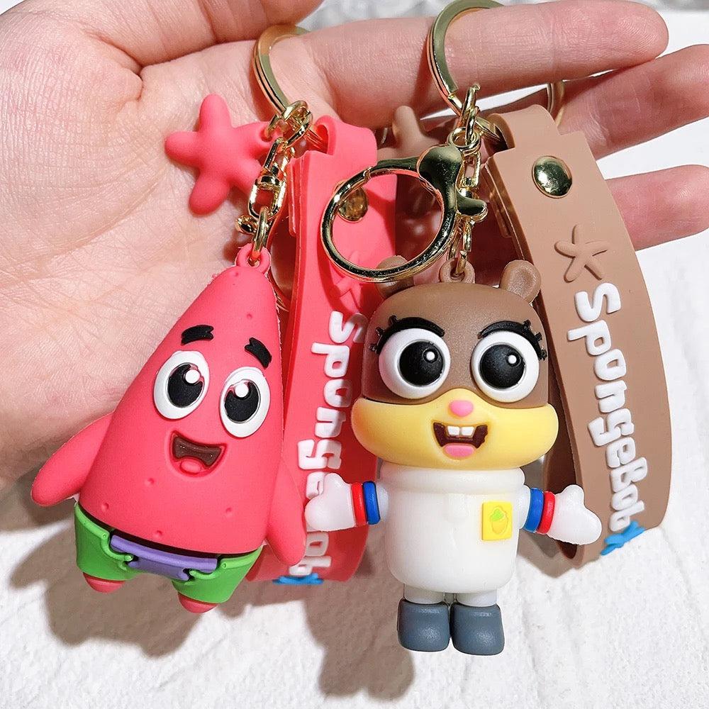 SpongeBob key chain - מחזיק מפתחות בובספוג איכותי ואופנתי במיוחד iphone case FantasyCaseIL