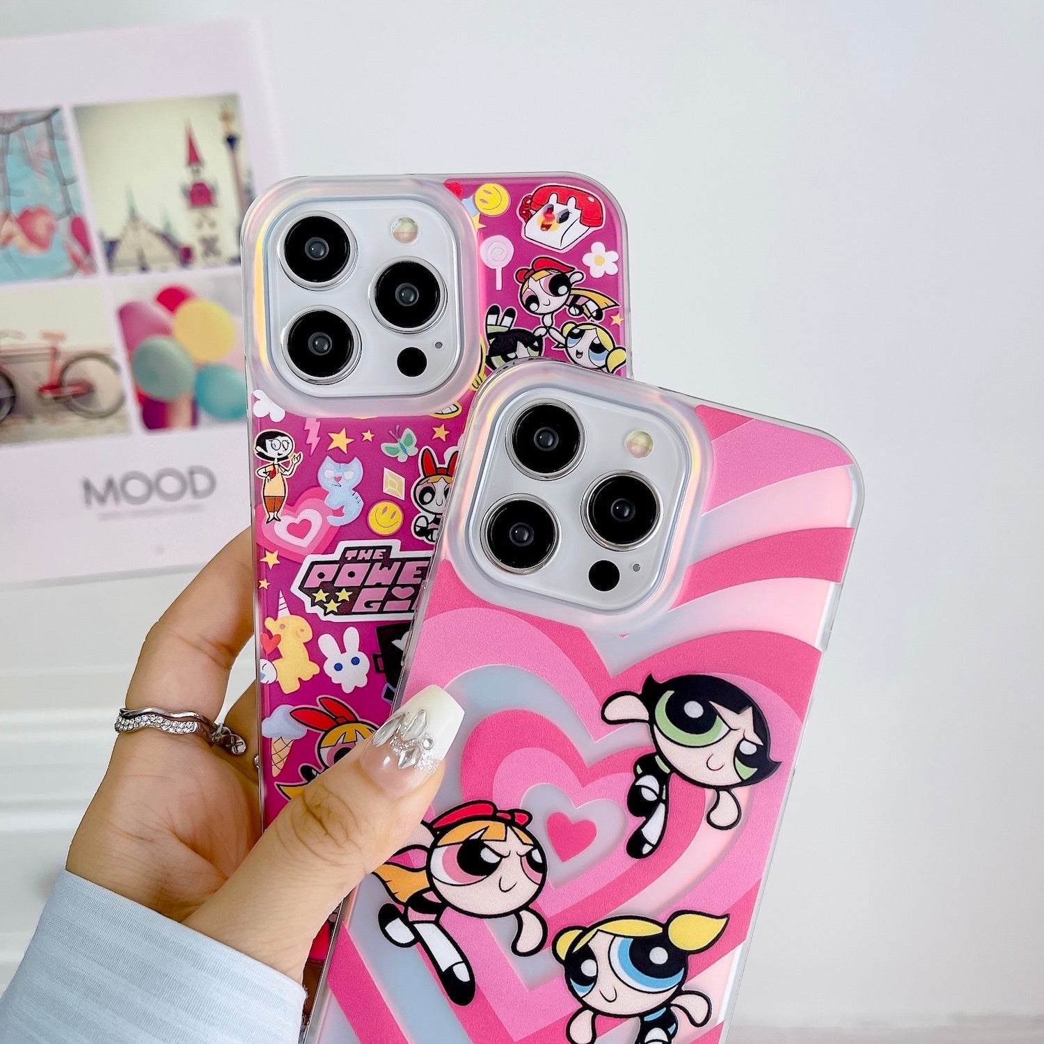 The Powerpuff girls - כיסוי יוקרתי אופנתי וחמוד במיוחד לאייפון