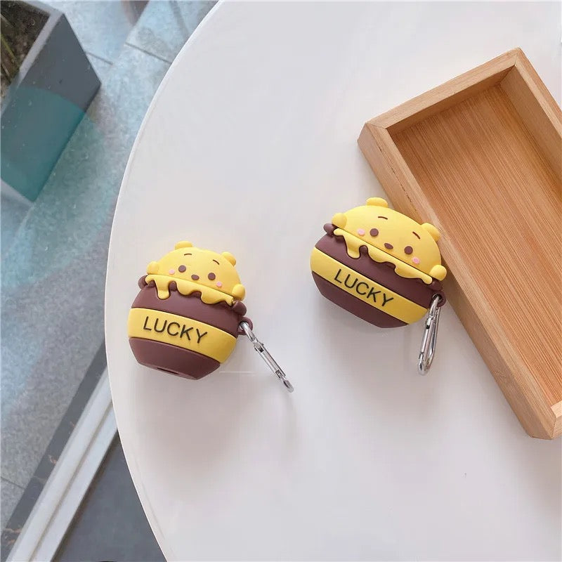 Winnie pooh - כיסוי איכותי אופנתי וחמוד במיוחד לאיירפודס