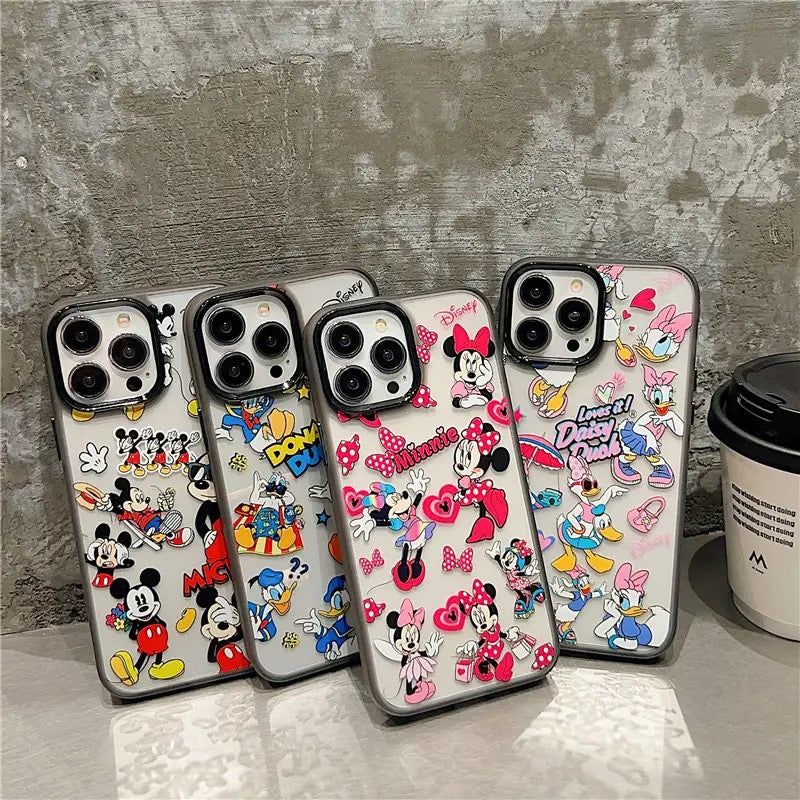 Mickey mouse & donald duck - כיסוי אופנתי איכותי וחמוד במיוחד לאייפון