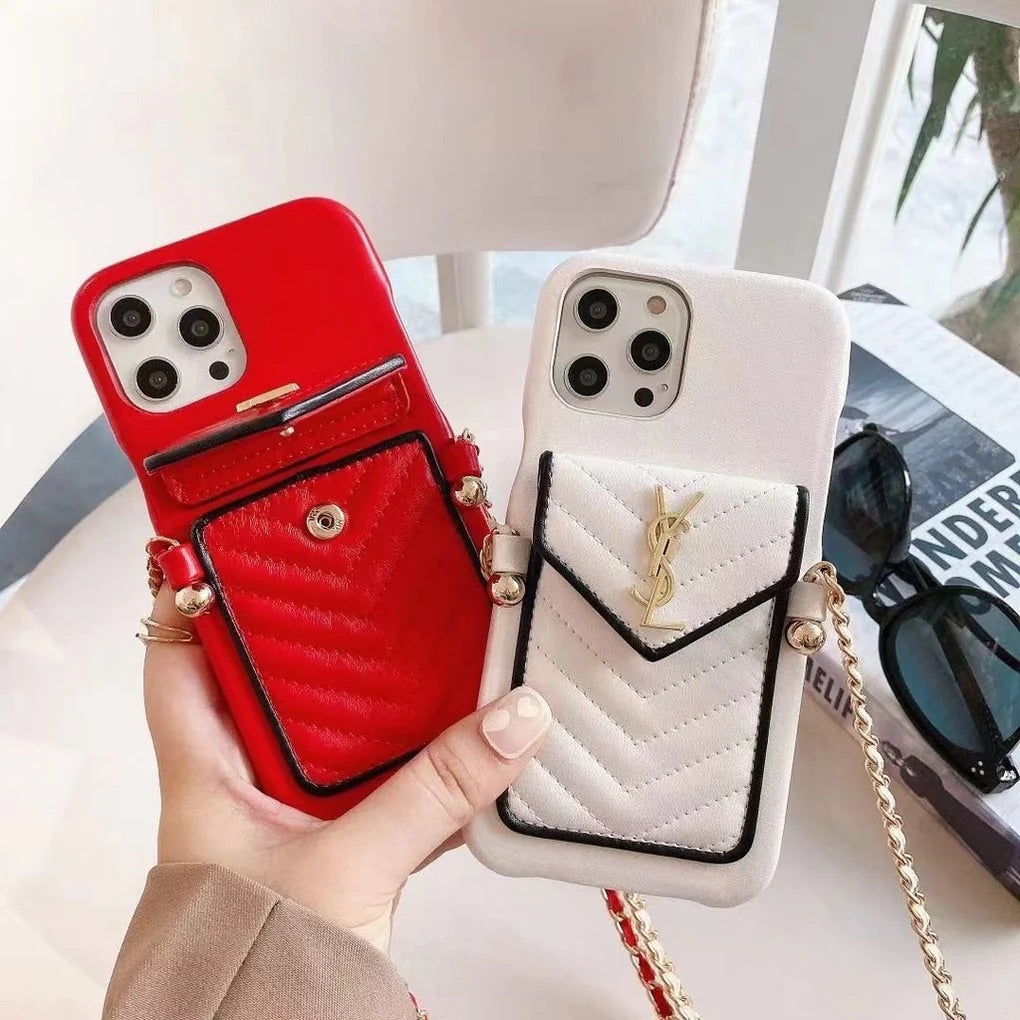 YSL - כיסוי ארנק יוקרתי ואיכותי במיוחד לאייפון iphone case FantasyCaseIL