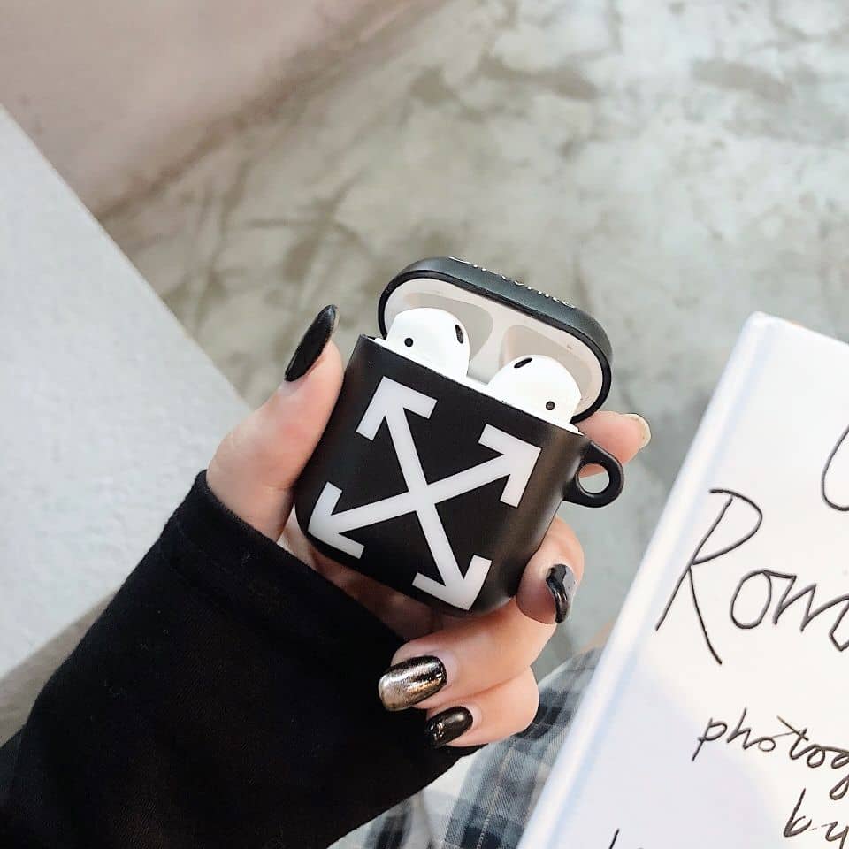 Off white - כיסוי איכותי ומיוחד לאיירפודס iphone case FantasyCaseIL