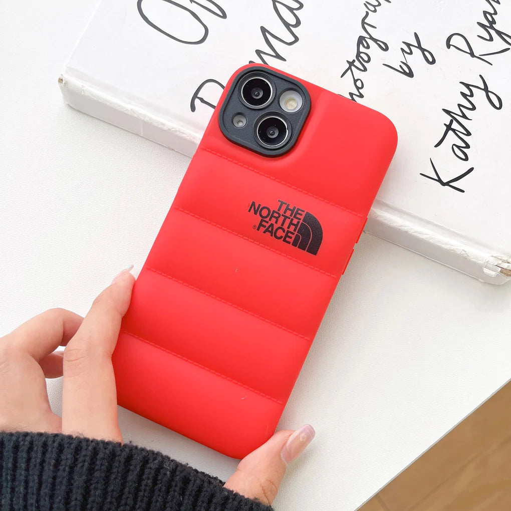 The north face puffer - כיסוי נפוח פאפ איכותי ומעוצב לאייפון iphone case FantasyCaseIL