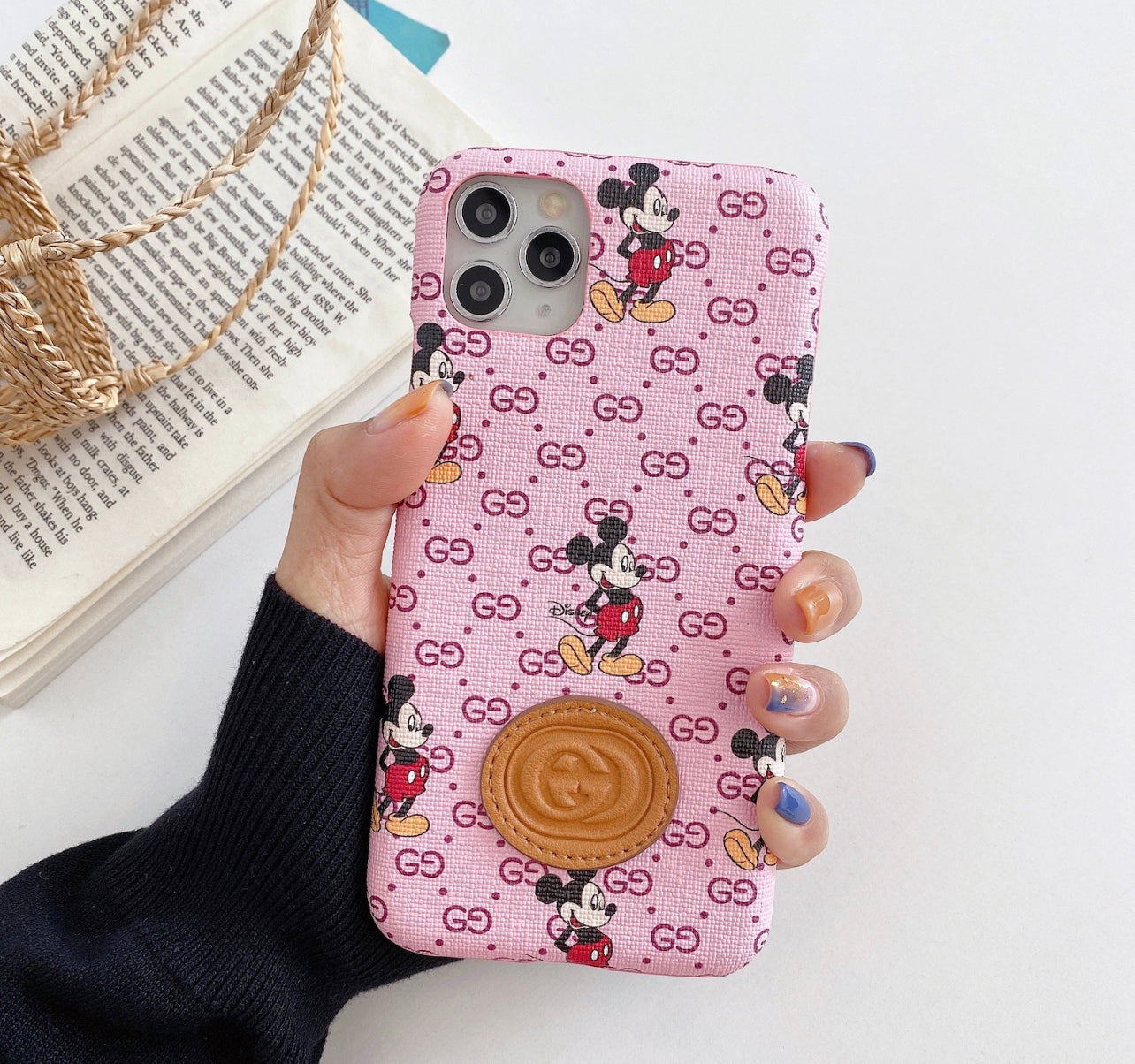 Mickey mouse & gucci - כיסוי אופנתי יוקרתי ומעוצב במיוחד לאייפון