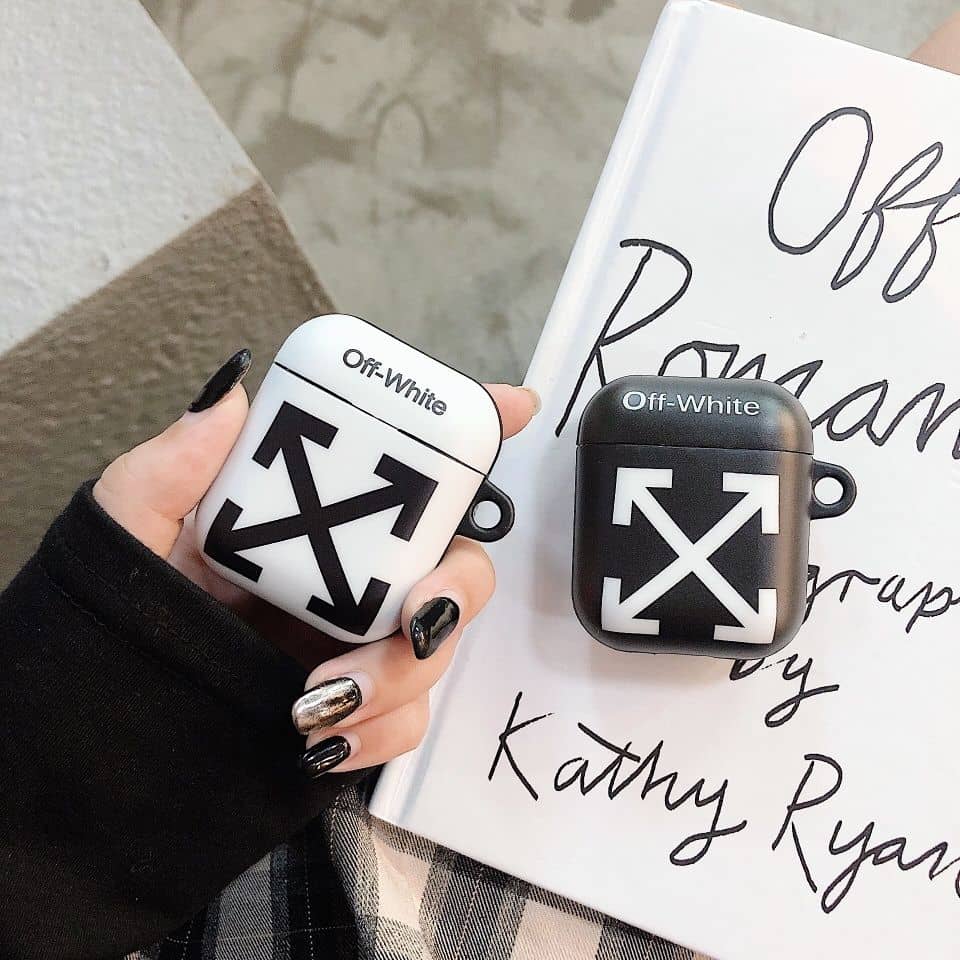 Off white - כיסוי איכותי ומיוחד לאיירפודס iphone case FantasyCaseIL