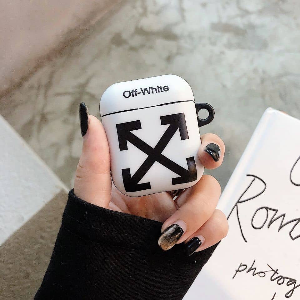 Off white - כיסוי איכותי ומיוחד לאיירפודס iphone case FantasyCaseIL