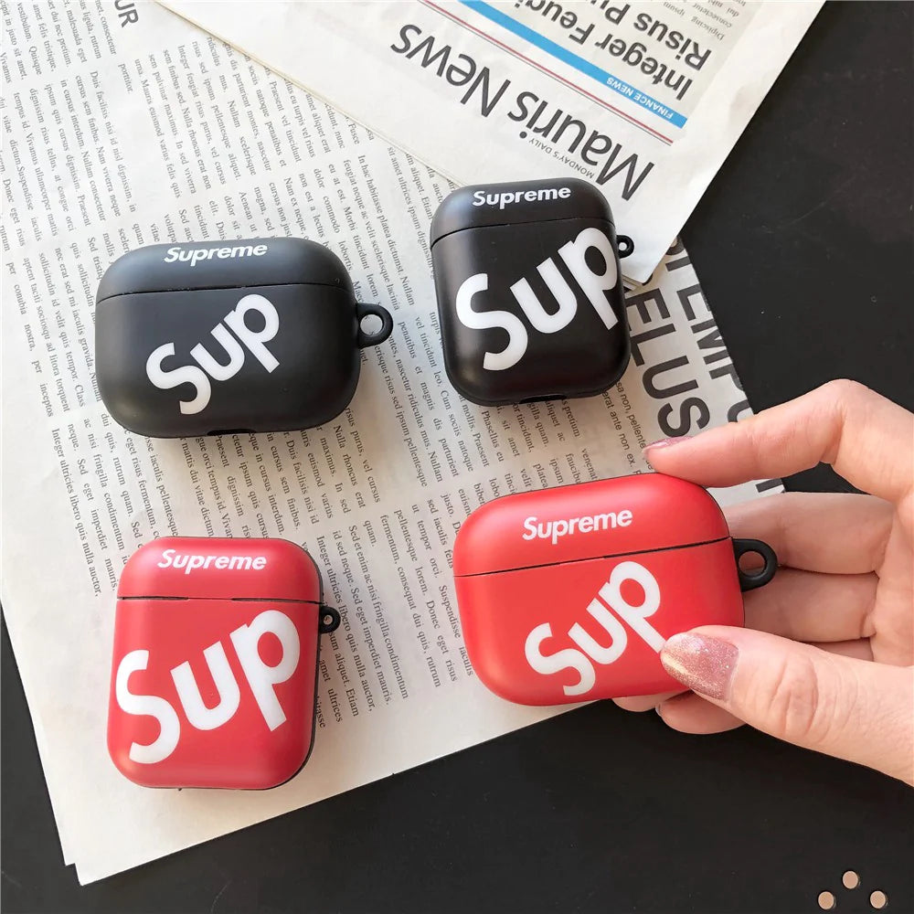 Supreme - כיסוי מעוצב ואיכותי לאיירפודס iphone case FantasyCaseIL
